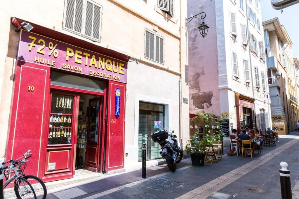 La Sardine Au Coeur Du Panier Lägenhet Marseille Exteriör bild