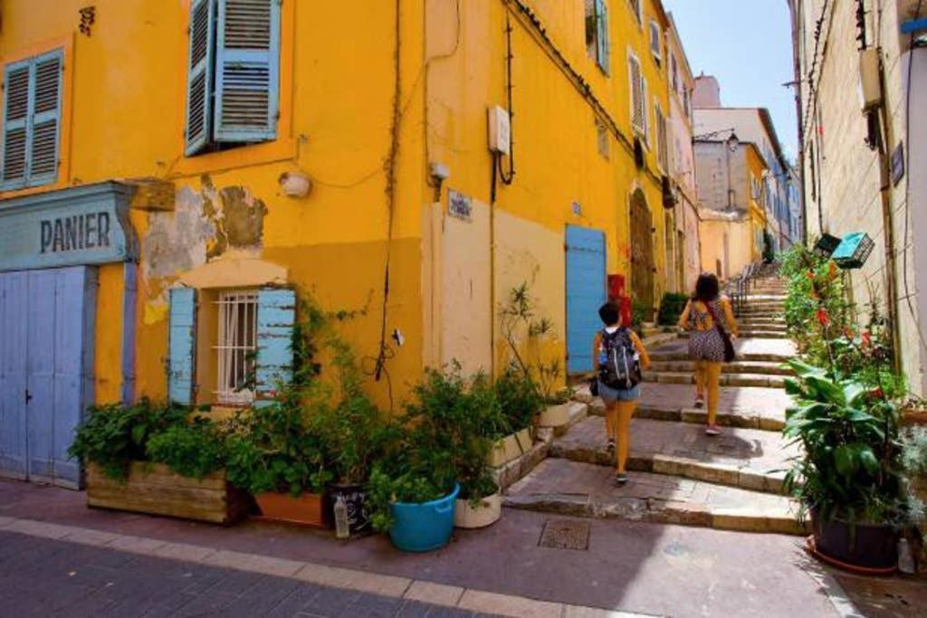 La Sardine Au Coeur Du Panier Lägenhet Marseille Exteriör bild